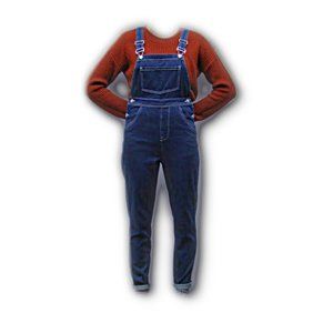 WE WORE WHAT Jean Overalls Size Small